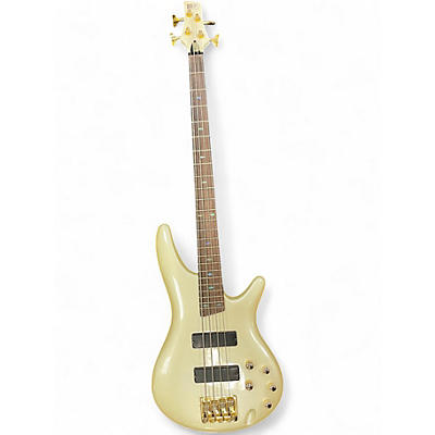 Used Ibanez SR530 Pearl White Electric Bass Guitar