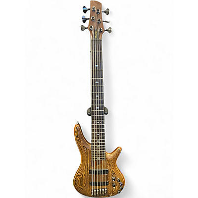 Used Ibanez SR5506 Prestige Mocha Burst Electric Bass Guitar