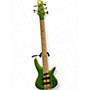 Used Ibanez SR5FMDX Green Electric Bass Guitar Green