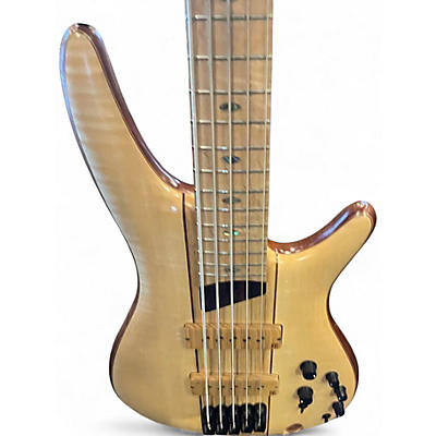 Used Ibanez SR5FMDX2 Natural Electric Bass Guitar