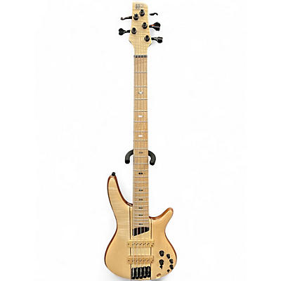 Used Ibanez SR5FMDX2 Natural Electric Bass Guitar