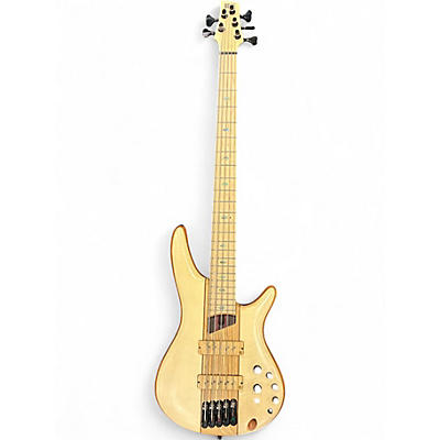 Used Ibanez SR5FMDX2 Natural Low Gloss Electric Bass Guitar
