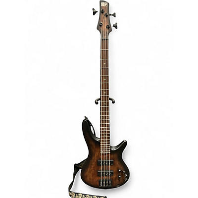 Used Ibanez SR600E BROWN-STAINED BURST Electric Bass Guitar
