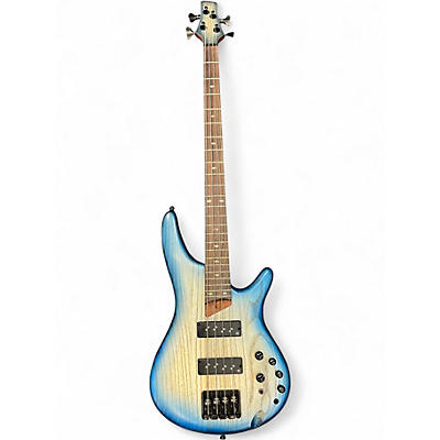 Used Ibanez SR600E Blue Burst Electric Bass Guitar