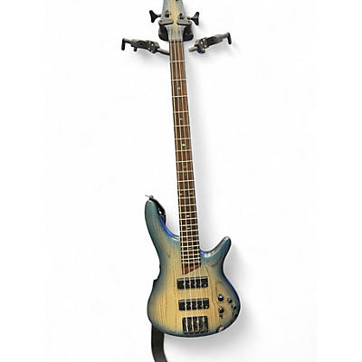 Used Ibanez SR600E COSMIC BLUE Electric Bass Guitar