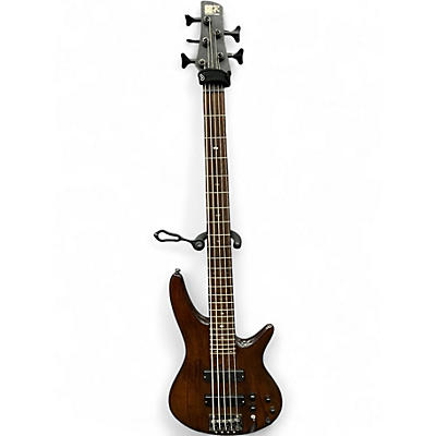 Used Ibanez SR605 5 String Natural Electric Bass Guitar