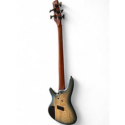 Used Ibanez SR605E Blue Burst Electric Bass Guitar