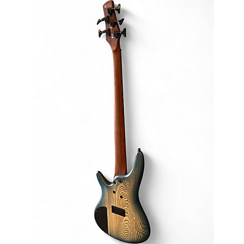 Used Ibanez SR605E Blue Burst Electric Bass Guitar Blue Burst