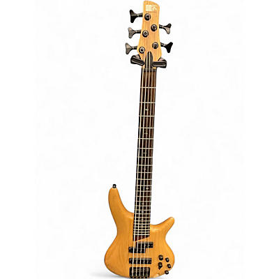 Used Ibanez SR655 Natural Electric Bass Guitar