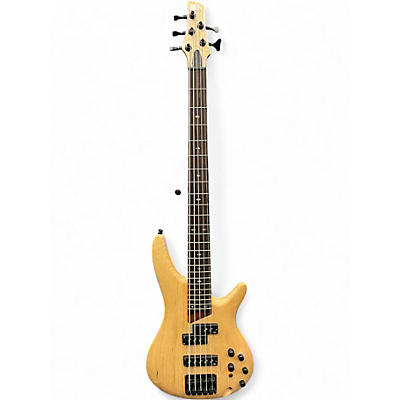 Used Ibanez SR655 Natural Electric Bass Guitar