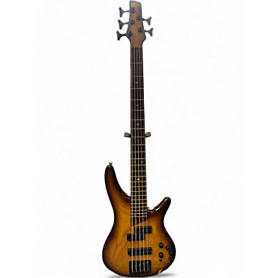 Used Ibanez SR655E BROWN SATIN Electric Bass Guitar