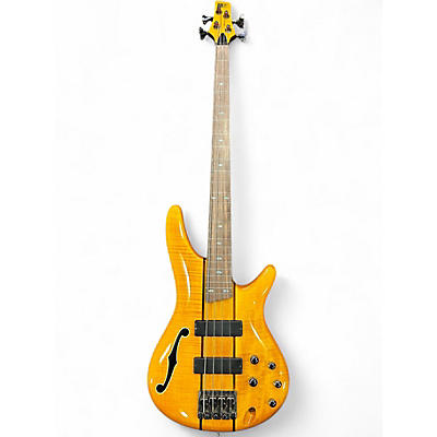 Used Ibanez SR700 Amber Electric Bass Guitar