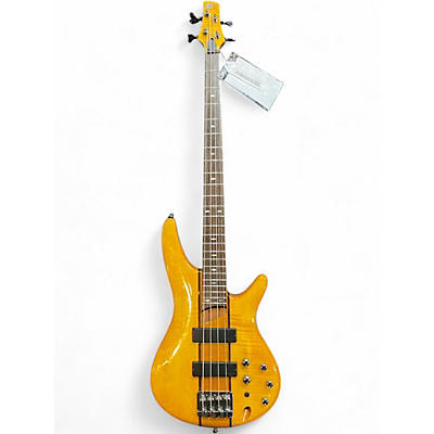 Used Ibanez SR700 Amber Electric Bass Guitar