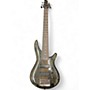Used Ibanez SR706 6 String Black Electric Bass Guitar Black