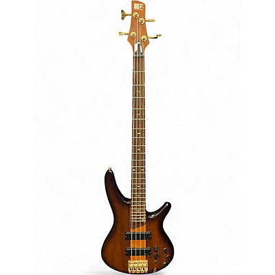 Used Ibanez SR750 Brown Sunburst Electric Bass Guitar