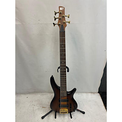 Ibanez Used Ibanez SR755 5 String Natural Electric Bass Guitar