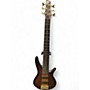 Used Ibanez SR756 Natural Electric Bass Guitar Natural