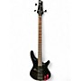 Used Ibanez SR800 Black Electric Bass Guitar Black