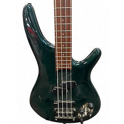 Used Ibanez SR800 Green Electric Bass Guitar