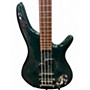 Used Ibanez SR800 Green Electric Bass Guitar Green