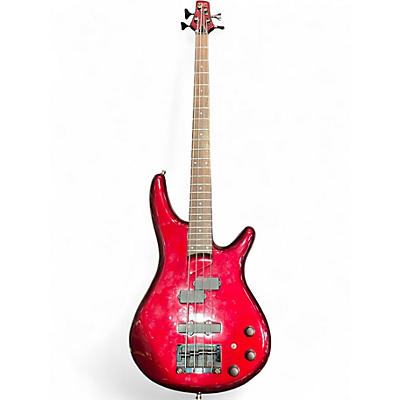 Used Ibanez SR800 Red Electric Bass Guitar
