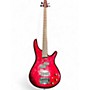 Used Ibanez SR800 Red Electric Bass Guitar Red