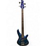 Used Ibanez SR800 Sapphire Blue Trans Electric Bass Guitar Sapphire Blue Trans