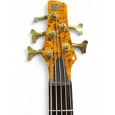 Used Ibanez SR805 5 String Amber Electric Bass Guitar