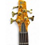 Used Ibanez SR805 5 String Amber Electric Bass Guitar Amber