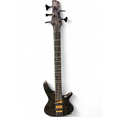 Used Ibanez SR805 5 String DEEP TWILIGHT BLACK Electric Bass Guitar