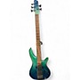 Used Ibanez SR875 Ocean Turquoise Electric Bass Guitar Ocean Turquoise