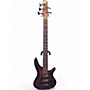 Used Ibanez SR875 W/AGUILAR PICKUPS/DROP TUNER BROWN TOPAZ BURST FLAT Electric Bass Guitar BROWN TOPAZ BURST FLAT