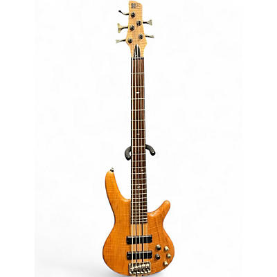 Used Ibanez SR905 Natural Electric Bass Guitar