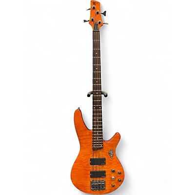 Used Ibanez SRA500 Transparent Orange Electric Bass Guitar