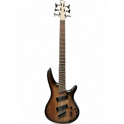 Used Ibanez SRC6MS-BLL Bass Workshop Multi-Scale  Walnut Electric Bass Guitar