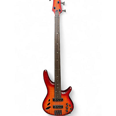 Used Ibanez SRD900F Copper Burst Electric Bass Guitar
