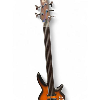 Used Ibanez SRF705 2 Color Sunburst Electric Bass Guitar