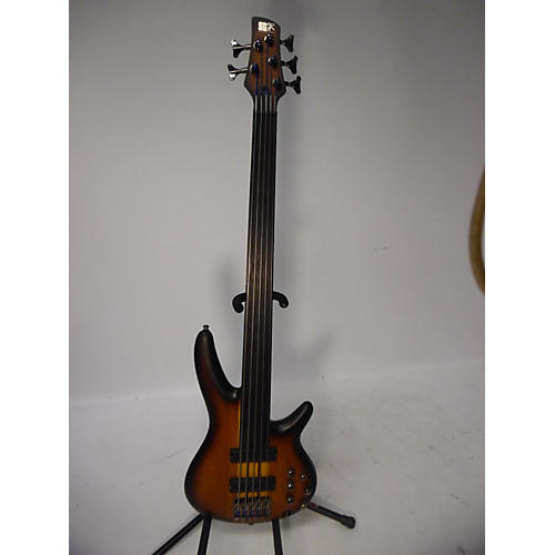 Ibanez Used Ibanez SRF705 5 String Flat Brown Burst Electric Bass Guitar Flat Brown Burst