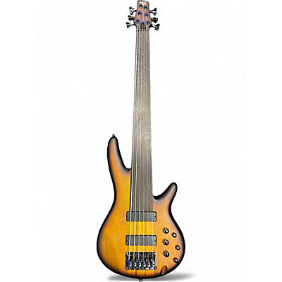 Ibanez Used Ibanez SRF706 2 Color Sunburst Electric Bass Guitar