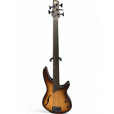 Used Ibanez SRH 505F 2 Color Sunburst Electric Bass Guitar