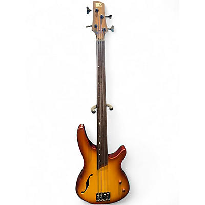 Used Ibanez SRH500F NATURAL BURST Electric Bass Guitar