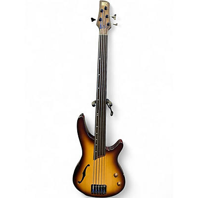 Used Ibanez SRH505F 2 Color Sunburst Electric Bass Guitar
