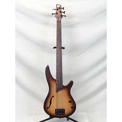 Ibanez Used Ibanez SRH505F Natural Brown Burst Electric Bass Guitar