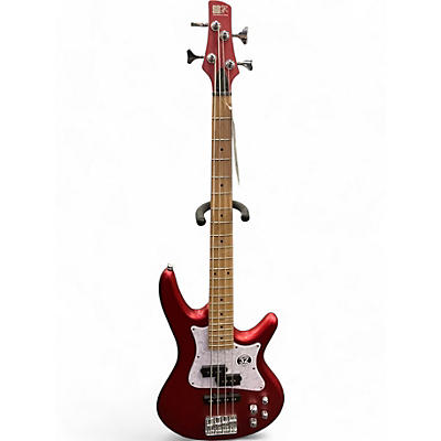 Used Ibanez SRMD200 Candy Apple Red Electric Bass Guitar