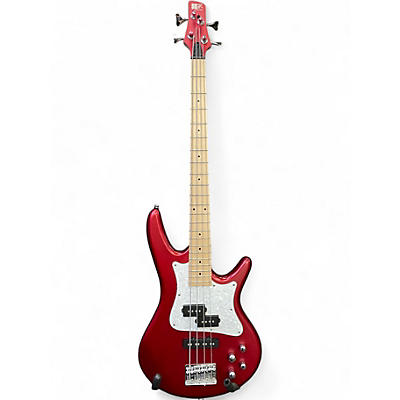 Used Ibanez SRMD200 Candy Apple Red Electric Bass Guitar