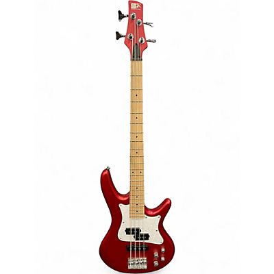 Used Ibanez SRMD200 Candy Apple Red Electric Bass Guitar
