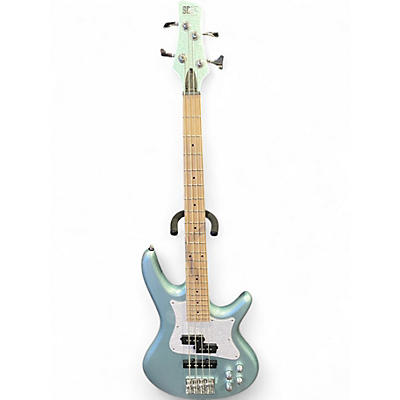 Used Ibanez SRMD200 Seafoam Pearl Electric Bass Guitar