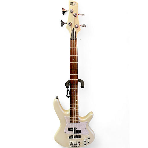 Ibanez Used Ibanez SRMD200D White Electric Bass Guitar White