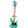 Used Ibanez SRMD200K Green Electric Bass Guitar Green