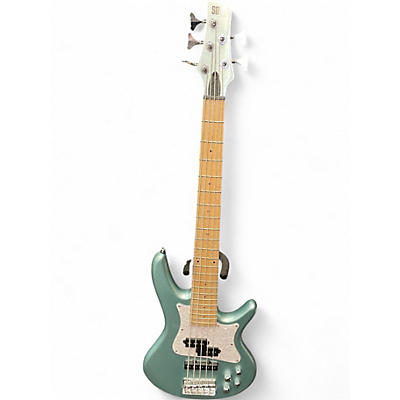 Used Ibanez SRMD205 Sea Foam Pearl Green Electric Bass Guitar